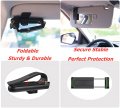 Hiyitks Sun Visor Car Phone Holder Mount Multifunctional Cell Stand Universal Adjustable Arm Cradles Clip For Rearview Mirror
