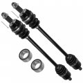 Caltric 2 Front Left And Right Cv Joint Axle With Bearing Compatible Polaris