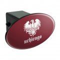 University Of Chicago Primary Logo Oval Tow Hitch Cover Trailer Plug Insert 2