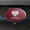 University Of Chicago Primary Logo Oval Tow Hitch Cover Trailer Plug Insert 2