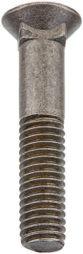 Grade 5 Plain Plow Bolts 3 8-16 X 2 In Alloy Steel Flat Head Pack Of 10