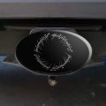 The Lord Of Rings Mordor Script Oval Tow Trailer Hitch Cover Plug Insert