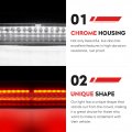 Tresound Led 3rd Brake Cargo Light For 2009-2017 Dodge Ram 1500 2010-2017 2500 3500 Third Center High Mount Stop Lamp Chrome