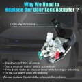 Uxcell Front Right Side Power Door Lock Actuator Motor For Dodge Caravan 1997-2000 Chrysler Town Country No 4717472ab