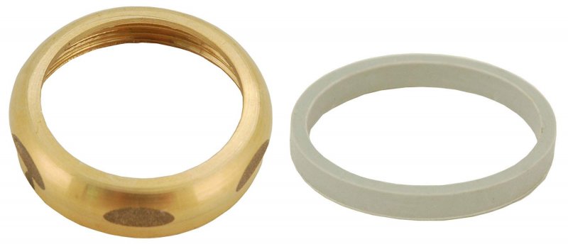 1-1 2-inch Brass Slip Joint Nut With Washer By Plumbusa
