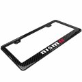 Ipick Image For Nissan Nismo Black Real 3k Carbon Fiber Finish Abs Plastic License Plate Frame