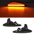 Nslumo Led Side Marker Lights For 2016-up Mazda Mx-5 Nd 2009-2012 Rx-8 Smoked Lens Amber Front Fender Replace Oem Sidemarker