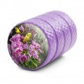 Yellow Budgies And Purple Orchids Valve Stem Caps For Tire Rim Wheel Aluminum