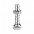 Uxcell M6 X 30mm Hex Head Screws Bolts Nuts Flat Lock Washers Kits 304 Stainless Steel Fully Thread Hexagon 6 Sets