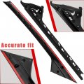 Windshield Trim Molding A-pillar Set Compatible With Fords Explorer 2011-2019 Left Driver Side Replaces 926-450 Bb5z7803136aa