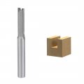 Uxcell Router Bit 1 4 Inches Shank Cutting Diameter 2 Straight Flutes Carbide For Woodworking Carpentry Milling Cutter Tool