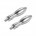 Clamping Handles Screw Knobs M8 X 12mm Threaded Steel Revolving Handle Grip 2pcs 