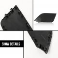 G-plus Front Bumper Tow Hook Cover Compatible With Nissan Rogue 2017 2018 2019 2020 Black Towing Eye Cap 622a0-6fl0h