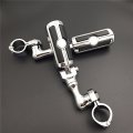 Smt-chrome Short Angled Peg Mounting Kit Skull Zombie Footpeg Compatible With Bike 1-1 4 Inch 1 25 Front Engine Guard Frame