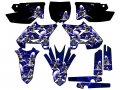 2002-2004 Fits Ufo Restyle Yz 250 2-stroke Jester Blue Senge Graphics Complete Kit For Yamaha 