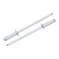 50 Pcs 32 In X 3 8 Round Head Blind Rivets Zinc Plated Carbon Steel Grip And Mandrel Cap Fasteners Silver 