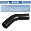 1 Pcs 35-38mm 38 -1 50 Id 102mm 4 02 Length 45 Degrees Black Car Silicone Hose Coolant Universal