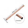 Uxcell Copper Round Tube 11mm Od 0 5mm Wall Thickness 200mm Length Straight Pipe Tubing