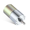 Greartisan Dc 12v 100rpm Gear Motor High Torque Electric Micro Speed Reduction Geared Centric Output Shaft 37mm Diameter