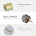 Greartisan Dc 12v 100rpm Gear Motor High Torque Electric Micro Speed Reduction Geared Centric Output Shaft 37mm Diameter