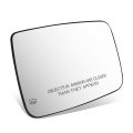 542 Factory Style Passenger Right Side Mirror Glass Lens Power Adjust Heated Compatible With Dodge Ram 1500 2500 09-22 Silver