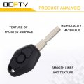 Ocpty 2x Flip Key Entry Remote Control Transponder Ignition For 96 97 98 99 00 01 02 03 04 05 06 07 Bmw 840ci 318is X3 Z3 M3