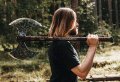Double Headed Carbon Steel Viking Bearded Axe With Wooden Handle Scandinavian Style Norse Seax 