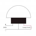 6pcs Photocell Street Light Switch Auto On Off Ac110v 10a Sensor Photoswitch Night High Transmittance Umbrella Shape Cover