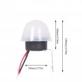 6pcs Photocell Street Light Switch Auto On Off Ac110v 10a Sensor Photoswitch Night High Transmittance Umbrella Shape Cover