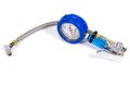 Tire Inflator And Gauge 56-221 0 To 20 Psi Analog Liquid Filled 2 25 In Diameter Silver Face 