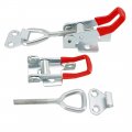 6 Pcs Pull Latch Metal Adjustable Door Cabinet Box Case Toggle Hasps 396 Lbs Capacity 