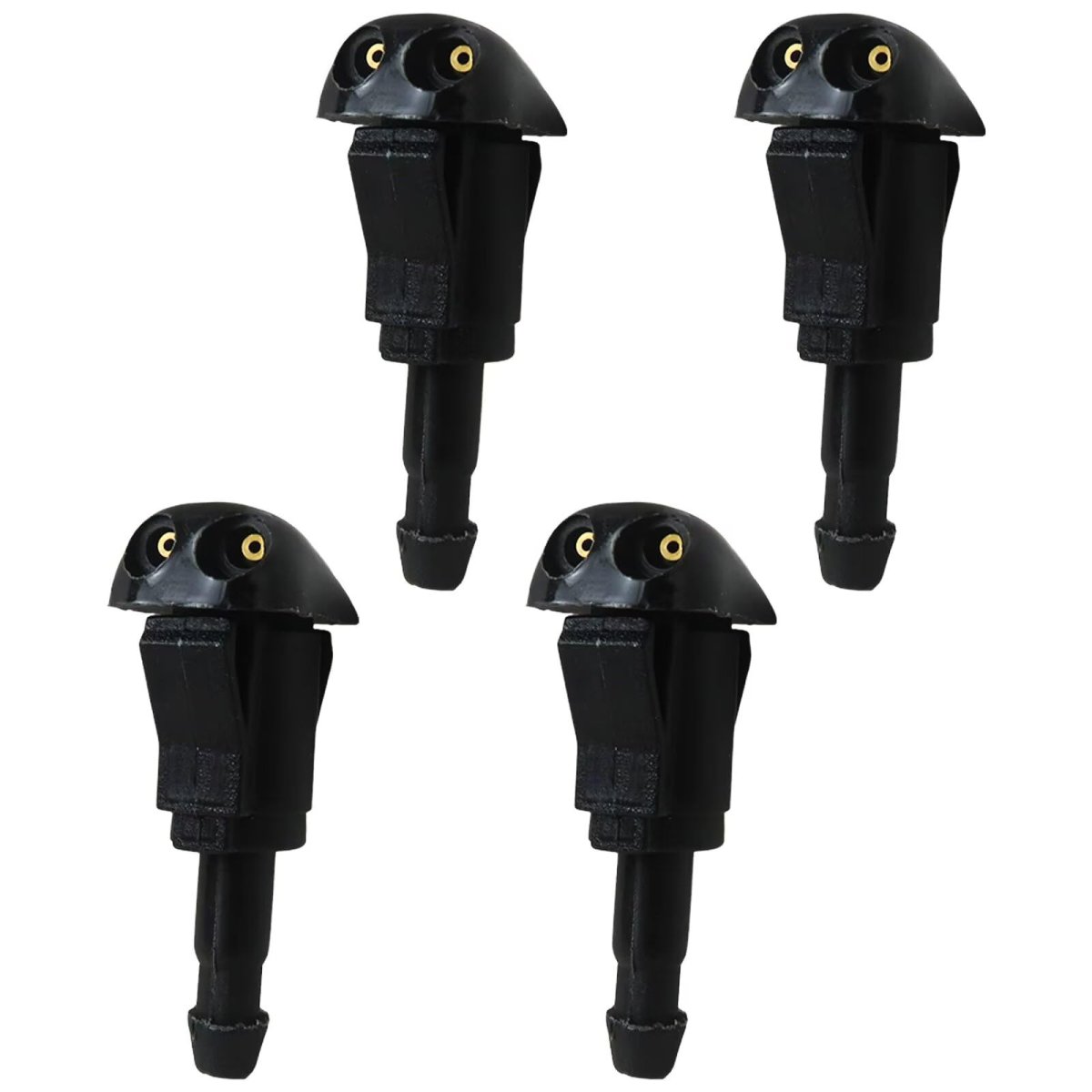 4 Pack 5113049aa Windshield Wiper Washer Jet Nozzle Spray For 08-17 Chrysler Town And Country 09-14 Volkswagen Routan