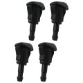 4 Pack 5113049aa Windshield Wiper Washer Jet Nozzle Spray For 08-17 Chrysler Town And Country 09-14 Volkswagen Routan