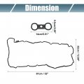 X Autohaux 1 Set No 11127582245 Valve Cover Gasket For Bmw 740il 1996-1998