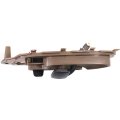 Chevy K1500 Suburban Interior Door Handle Front Passenger Side Brown Bezel With Black Lever 1995-1999 Lock Button Trim Base Ls 