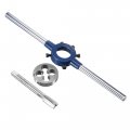 Uxcell 3 8-32 Unef Tap And Die Set With 30mm Round Stock Handle Wrench High Speed Steel Machine Thread Threading Tool