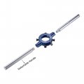 Uxcell 3 8-32 Unef Tap And Die Set With 30mm Round Stock Handle Wrench High Speed Steel Machine Thread Threading Tool