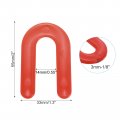 Uxcell Plastic Shims Horseshoe U Spacers For 1 8 Inch Construction Tile Leveling Red 200pcs