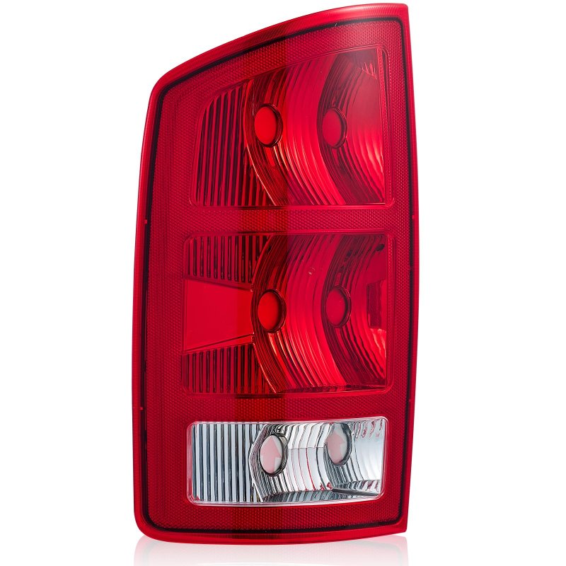 Rear Tail Light Assembly For 2002 2006 Dodge Ram 1500 And 2003 2500 3500 Red Left Driver Side Without Bulbs Tza-dr02-l