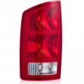 Rear Tail Light Assembly For 2002 2006 Dodge Ram 1500 And 2003 2500 3500 Red Left Driver Side Without Bulbs Tza-dr02-l 