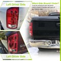 Rear Tail Light Assembly For 2002 2006 Dodge Ram 1500 And 2003 2500 3500 Red Left Driver Side Without Bulbs Tza-dr02-l