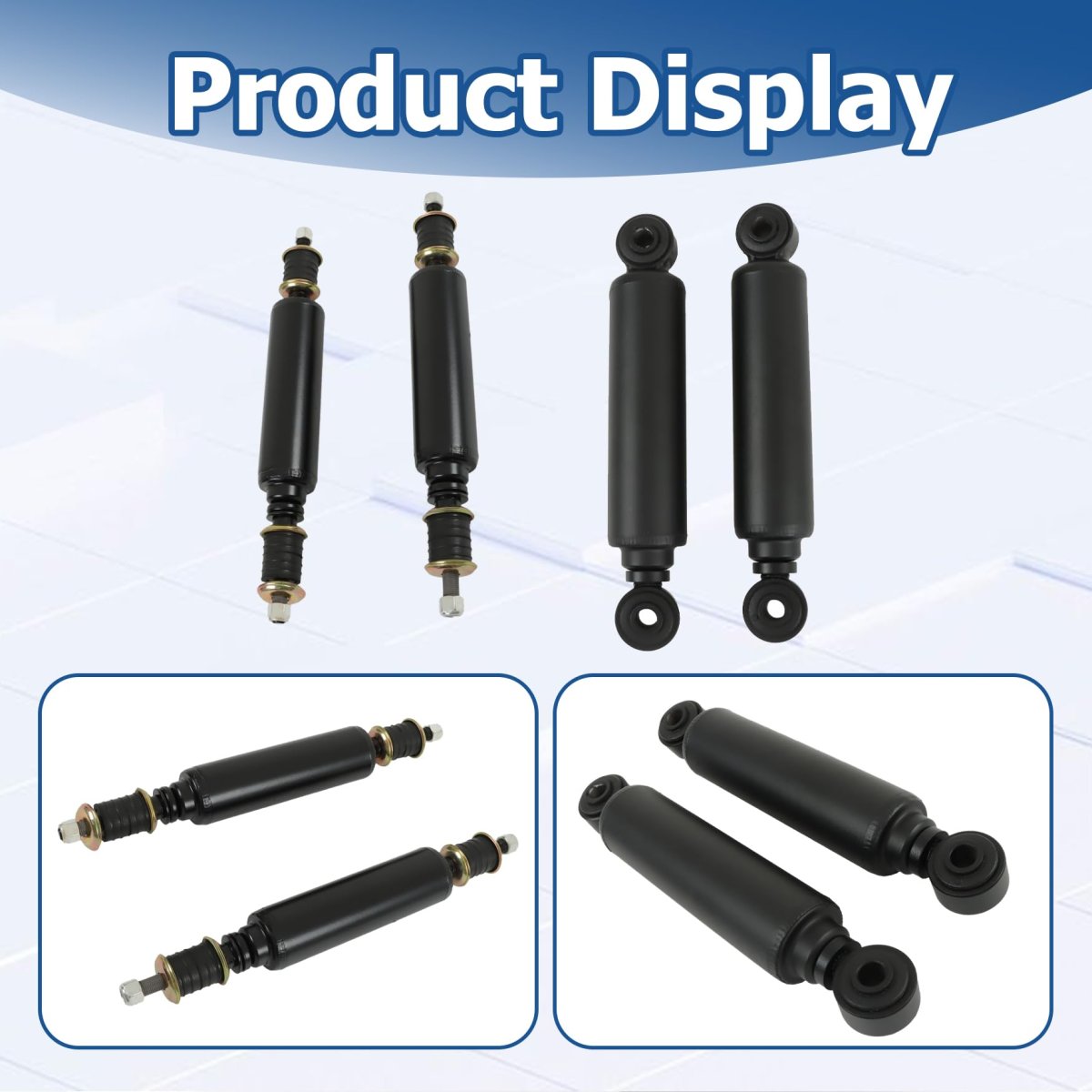 Front And Rear Shocks For Club Car Ds 1981 2011 Precedent 2004 Up Replacement 01 102588501 102588601