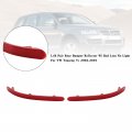 Topteng Left Right Pair Rear Bumper Reflector With Red Lens Cover No Light For Vw Touareg 7l 2002-2010 7l6945105a 7l6945106a