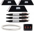 Recpro Rv Tank Heater Pad Kit 12 X 18 Fresh Water Gray Holding Up To 50 Gallons 12v Includes Toggle Switch And Wire Pipe Elbow 