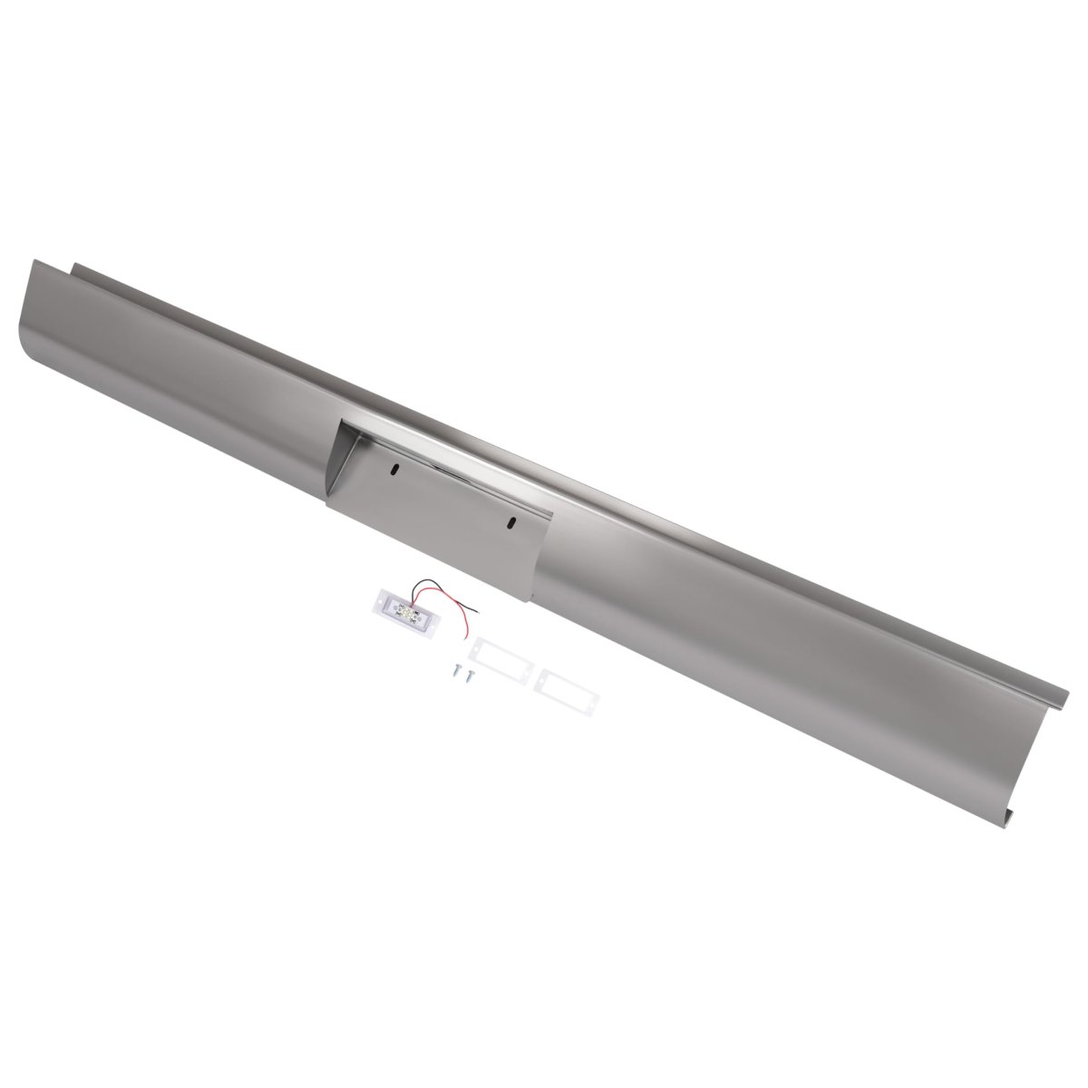 Rear Roll Pan For 1987-1996 Dodge Dakota Fleetside Bumper W License Plate Light Steel