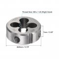 Uxcell Round Threading Dies Metric M8 X 1 25 Thread Right Hand High Speed Steel Hss Screw Cutting Die Repair Tool