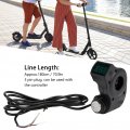 Electric Scooter Ignition 3 Pin Plug One Button Start Lock Switch With 2 Keys For Kugoo M4