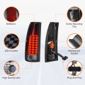 Tail Light Assembly For 94-98 Silverado 88-00 Chevy Gmc C K 1500 2500 3500 Suburban 95-99 Tahoe 92-00 Yukon 99-00 Cadillac