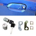Door Lock Cylinder Set W Keys For 2001-2006 Gm Chevy Silverado Tahoe