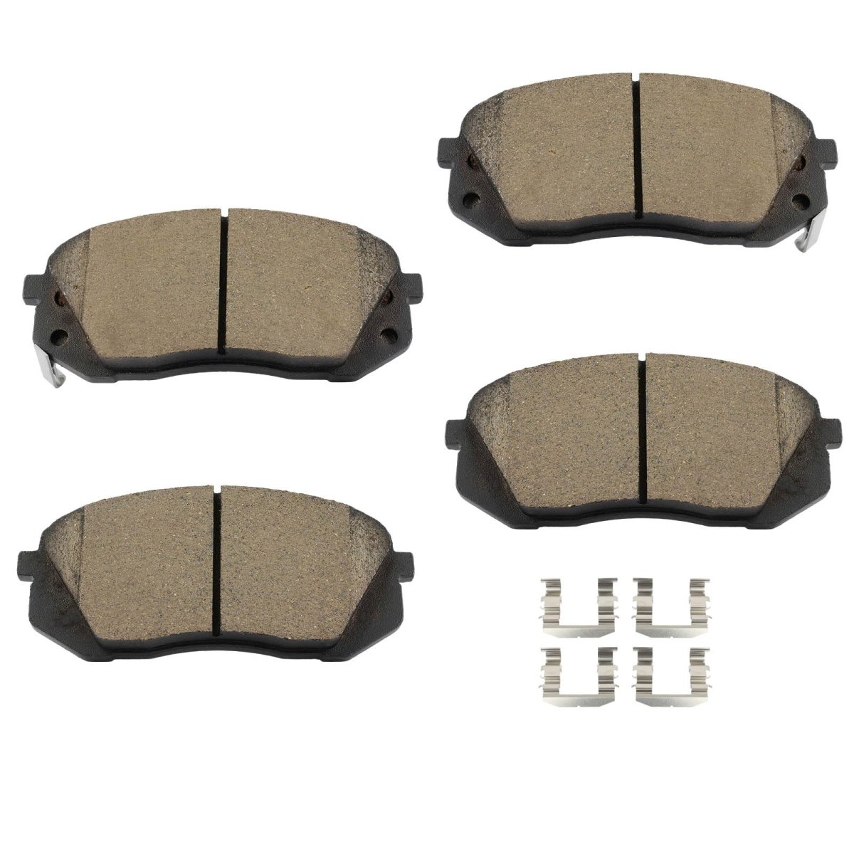 Front Disc Brake Pads Kit D1295-8412 For 2010-2015 Hyundai Tucson 2014-2016 Kia Cadenza 2007-2012 Rondo 2011-2016 Sportage 4pcs